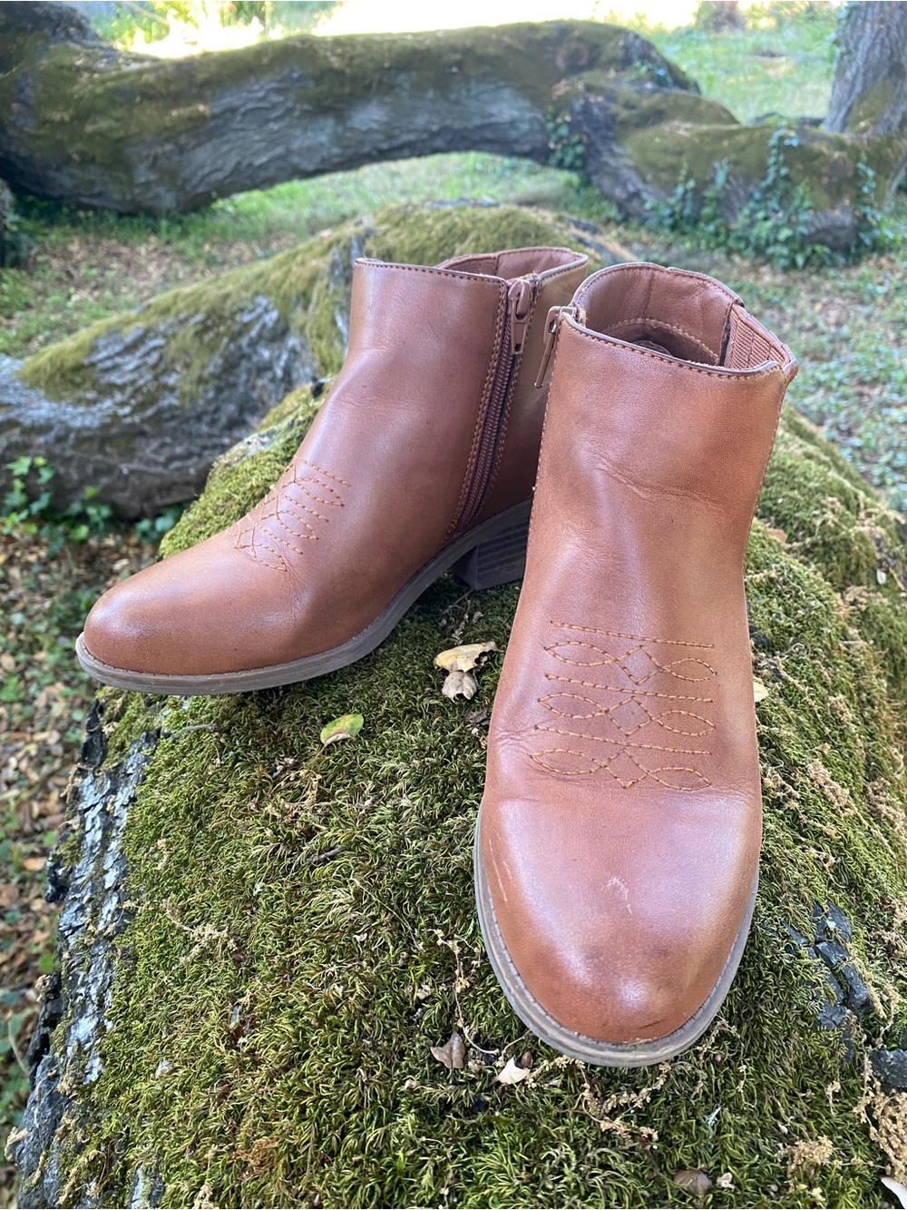 Frye and Co Jude Western Stitch Ankle Boot